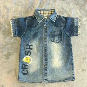 Oryeda Kids  - short sleeve denim shirt. Size 3